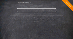 Desktop Screenshot of bio-antarktika.de