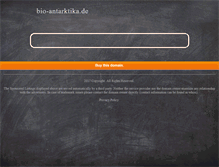 Tablet Screenshot of bio-antarktika.de